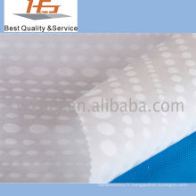 Polyester blanc de haute qualité de tissu de Dobby pour le textile à la maison